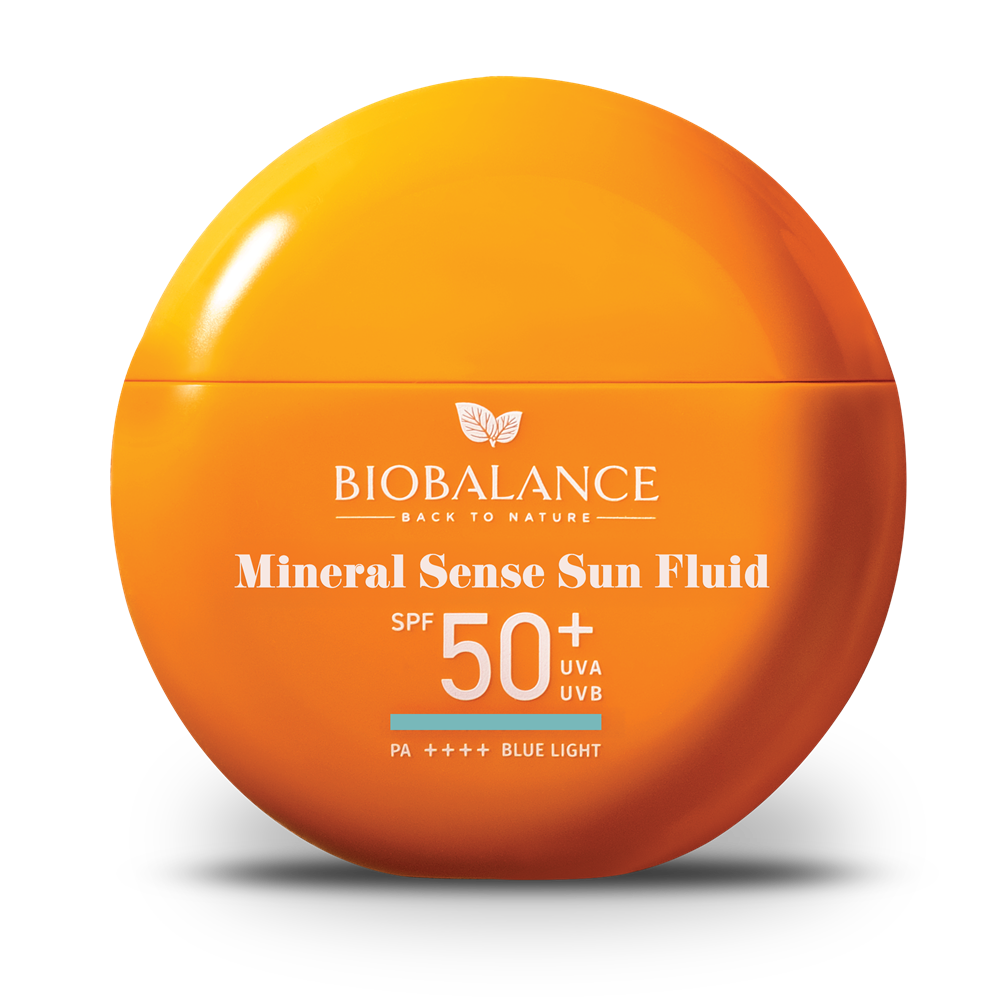 Fluid protectie solara cu SPF 50+ Mineral Sense Blue Light, 40 ml, Bio Balance