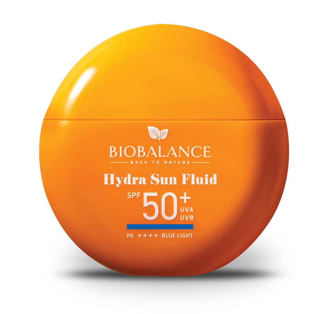 Fluid protectie solara cu SPF50+ Hydra Sun Blue Light, 40 ml, Bio Balance