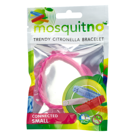 Bratara anti tantari cu parfum de citronella pentru copii Connected Small, 1 bucata, MosquitNo