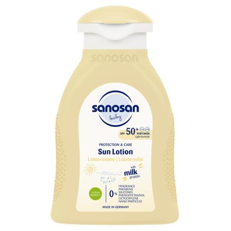 Lotiune pentru copii cu protectie solara SPF50+, 100 ml, Sanosan 650202