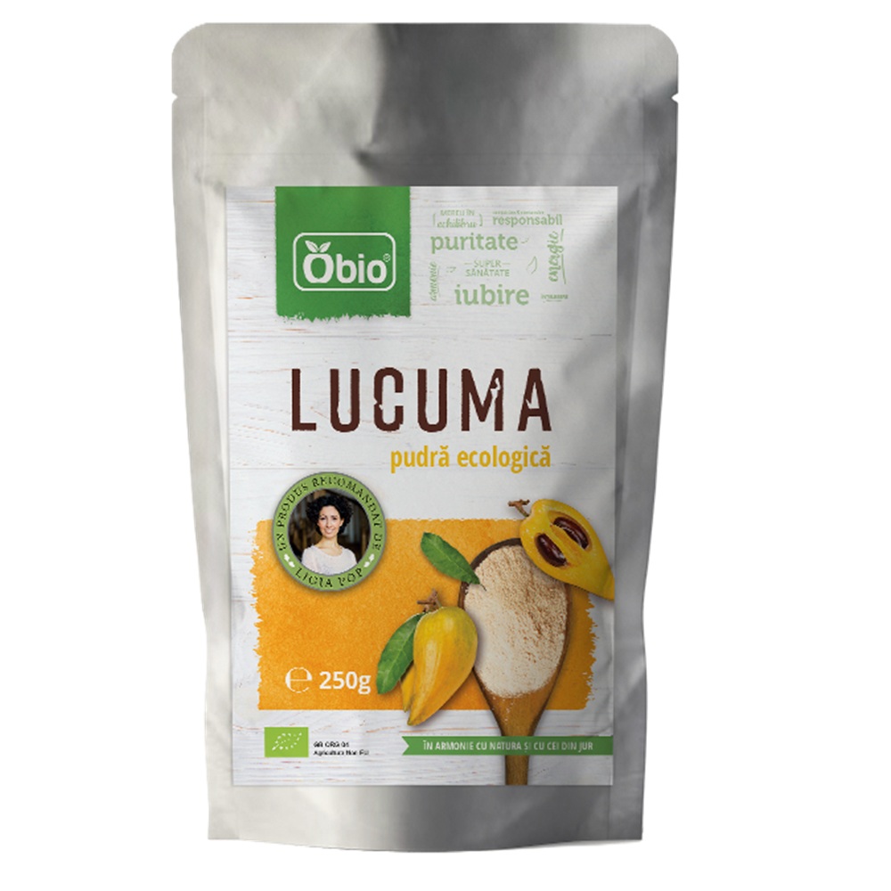 Lucuma pudra ecologica, 250 g, Obio