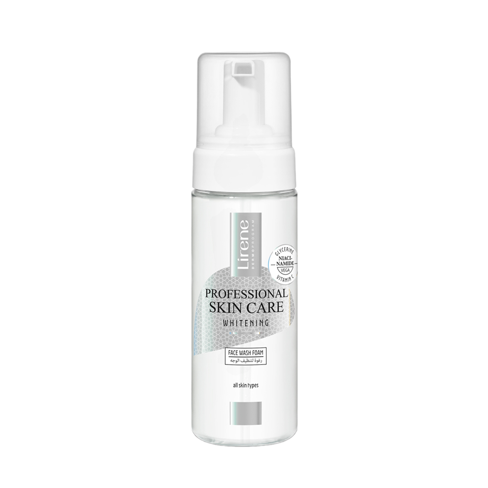 Spuma faciala pentru curatarea tenului Professional Skin Care Whitening, 150 ml, Lirene