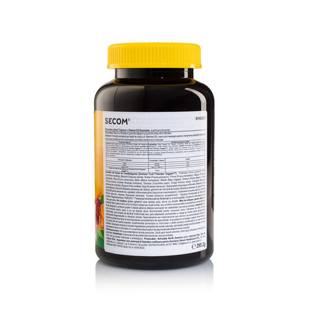 Alive Calcium + D3 Nature's Way, 60 jeleuri gumate, Secom 723624