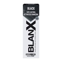 Pasta de dinti pentru albire cu carbune activ natural Blanx Black, 75 ml, Coswell