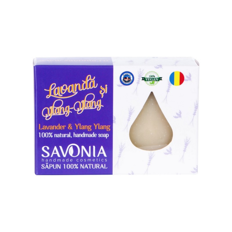 Sapun cu lavanda si ylang-ylang, 90 g, Savonia
