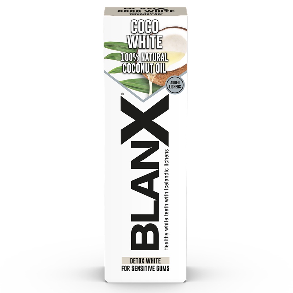 Pasta de dinti Blanx Coco White, 75 ml, Coswell