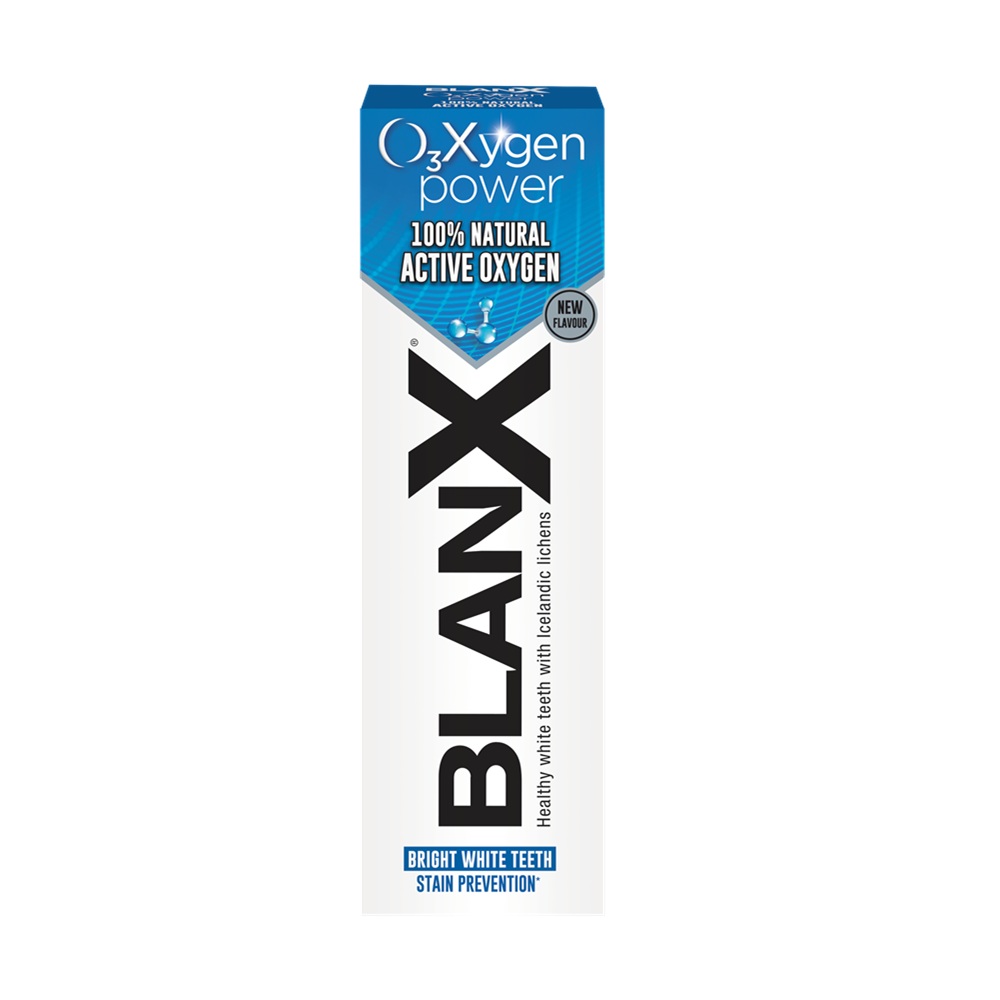 Pasta de dinti pentru albire non abraziva BlanX O3X Oxygen Power, 75 ml, Coswell