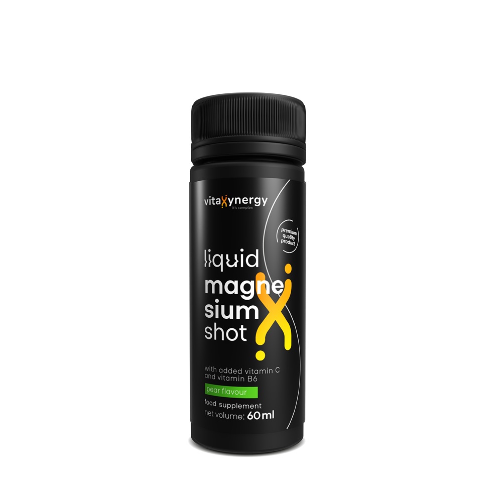 Shot cu magneziu lichid cu aroma de para, 60 ml, Vitaxynergy