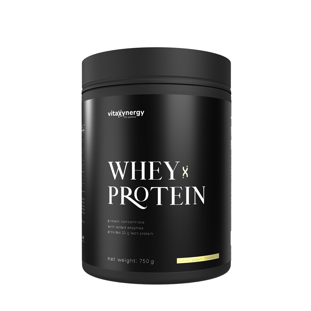 Proteina din zer cu aroma de lamiae si iaurt, 750 g, Vitaxynergy