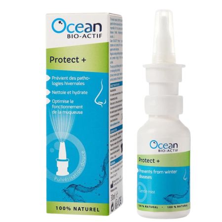 Spray cu apa de mare hipertonica Ocean Bio Actif Protect +, 30 ml, Yslab 650506
