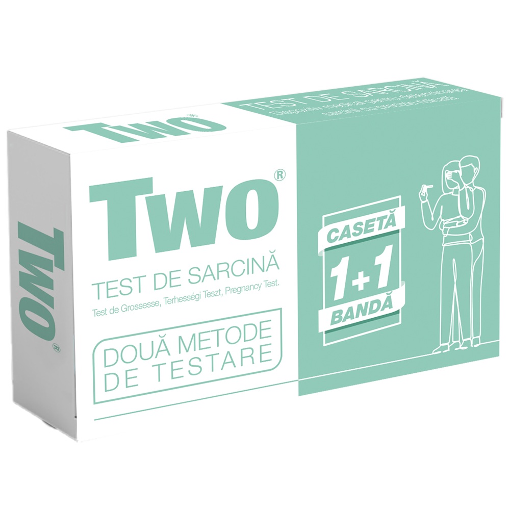 Test de sarcina tip caseta plus banda, 2 bucati, Two