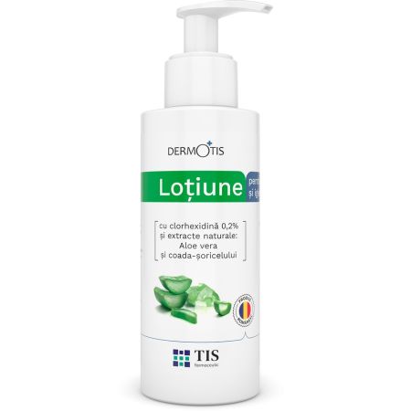 Lotiune cu Clorhexidina 0.2% si extracte naturale Dermotis, 300 ml, Tis Farmaceutic