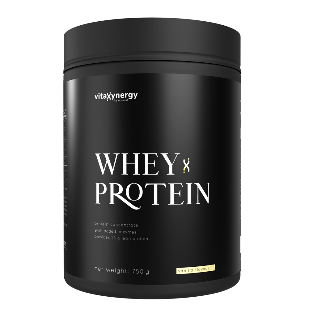 Proteina din zer cu aroma de vanilie, 750 g, Vitaxynergy