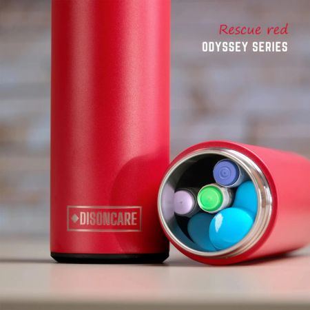 Termos portabil pentru insulina, Disoncare Odyssey Compact, Rescue Red, 1 bucata, Kekhealth 650550