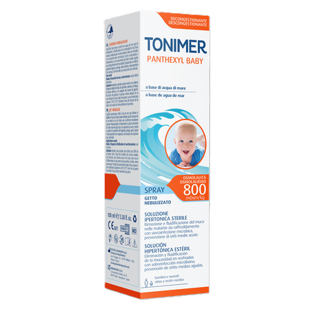 Spray nazal hipertonic pentru copii, Panthexyl Baby, 100 ml, Tonimer 