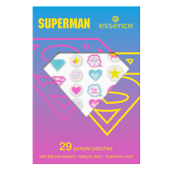 Plasturi pentru cosuri Superman, 29 bucati, Essence