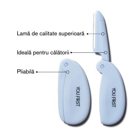 Lame faciale pliabile, 3 bucati, You First 650595