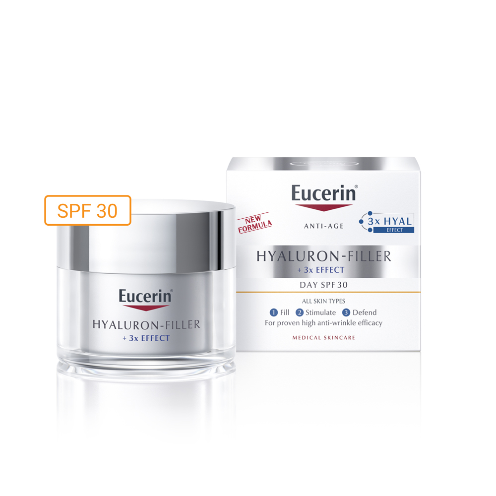 Crema de zi SPF30 Hyaluron Filler, 50 ml, Eucerin