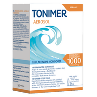 Apa de mare Aerosol, 1000 mOsm/Kg, 18 flacoane x 3 ml, Tonimer