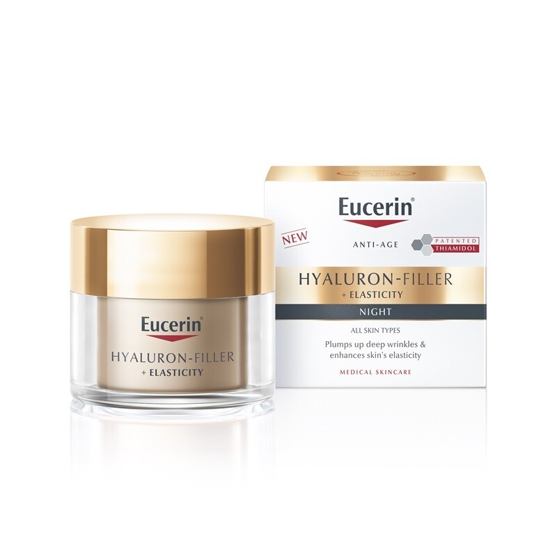 Crema de noapte Hyaluron Filler + Elasticity, 50 ml, Eucerin