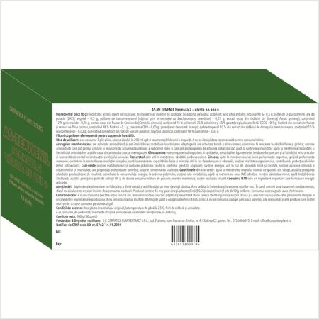 As-Rejuvenil Formula 2, 30 plicuri, Carpatica Plant Extract 650687