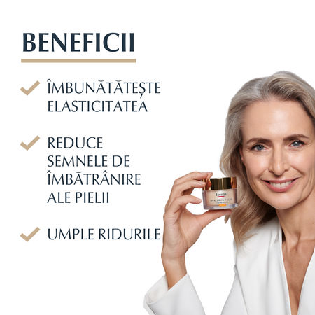 Crema antirid de zi cu SPF30 Hyaluron Filler + Elasticity, 50 ml, Eucerin 650694