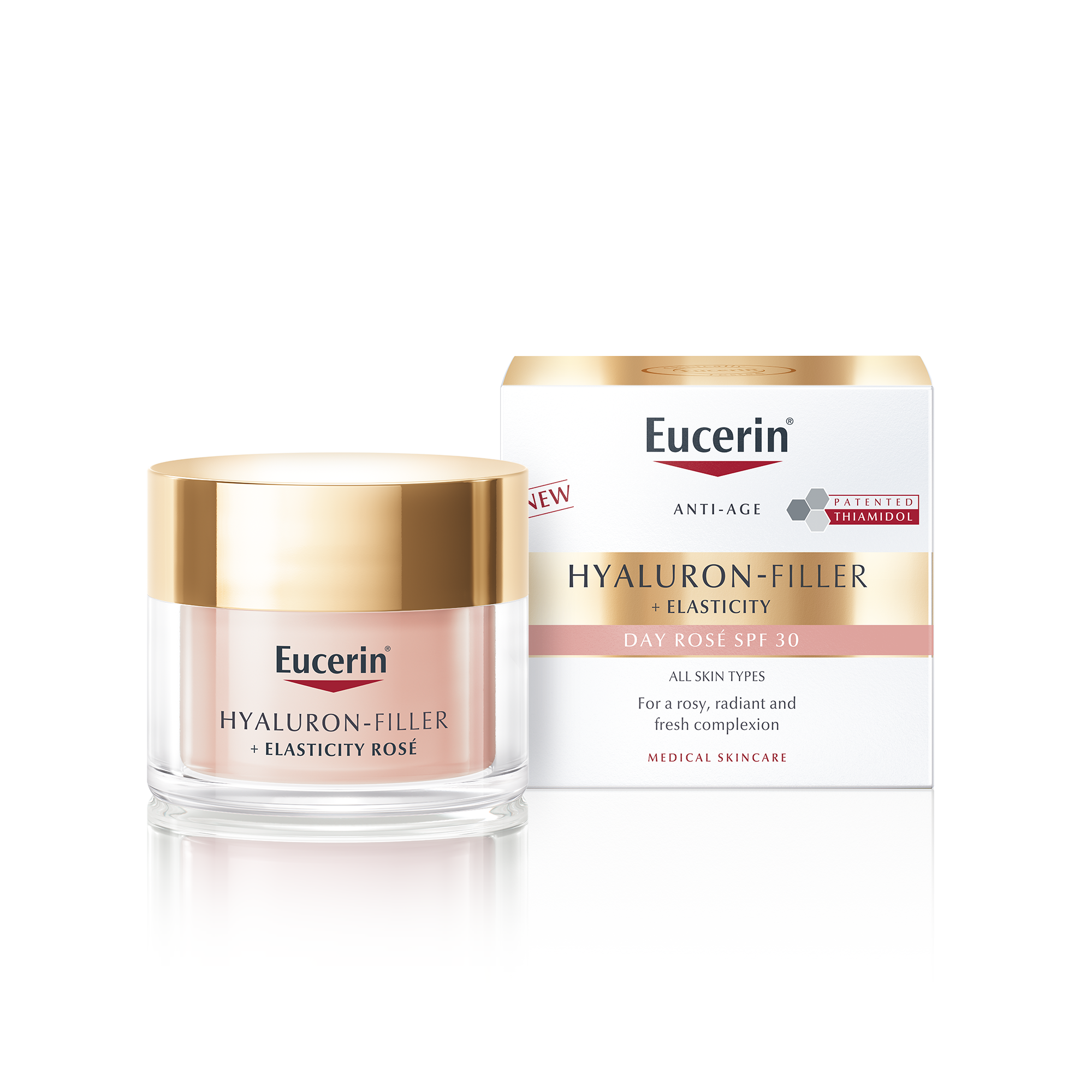 Crema de zi  SPF30 Hyaluron Filler + Elasticity Rose, Eucerin