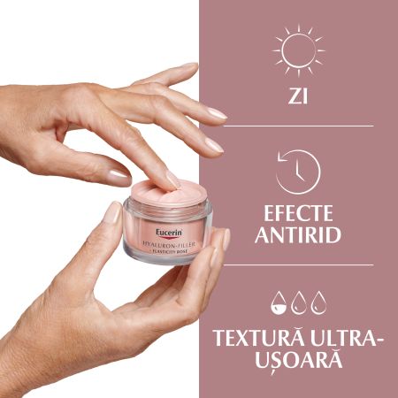 Crema de zi  SPF30 Hyaluron Filler + Elasticity Rose, Eucerin 650707