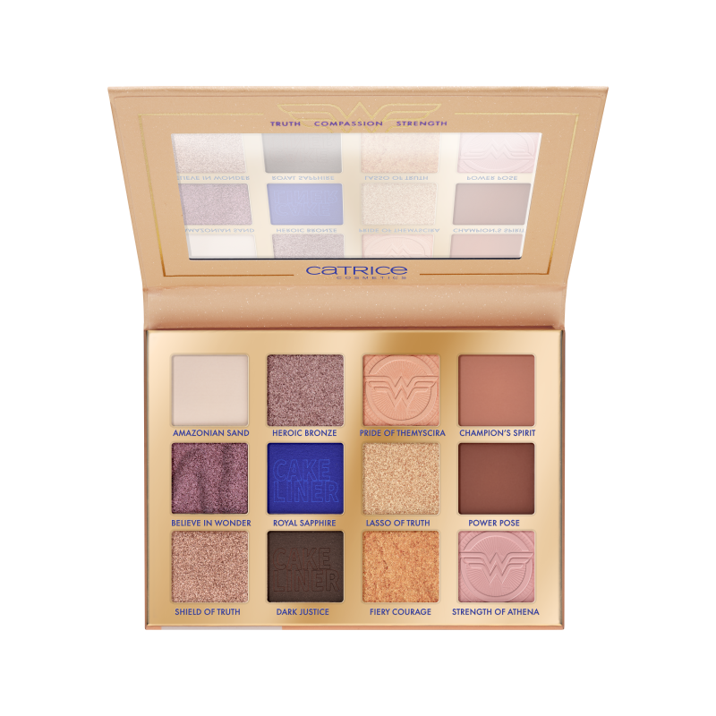 Paleta de farduri pentru pleoape 010 Story Wonder Woman, 15.5 g, Catrice