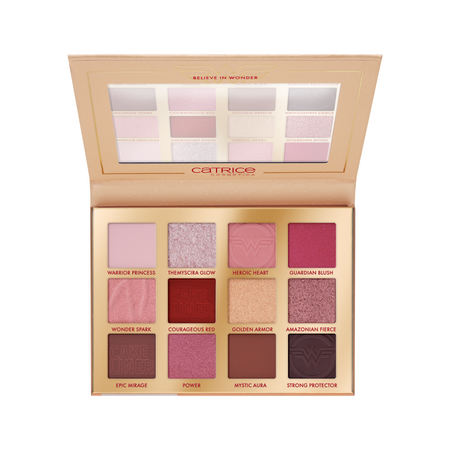 Paleta de farduri pentru pleoape 020 Amazonian Warrior Wonder Woman, 15.5 g, Catrice