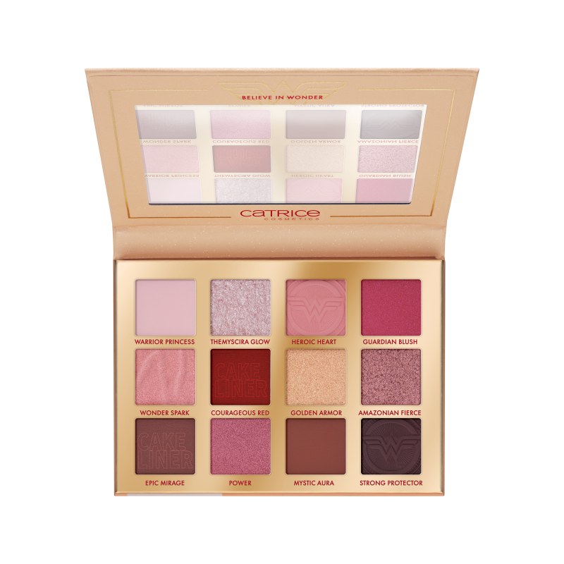Paleta de farduri pentru pleoape 020 Amazonian Warrior Wonder Woman, 15.5 g, Catrice