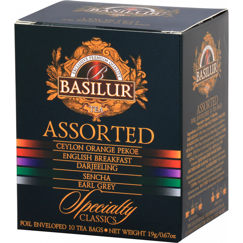 Ceai mix Specialty Classic Assorted, 10 plicuri, Basilur