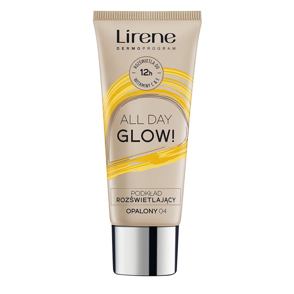 Fond de ten iluminator Tan 04 All Day Glow, 30 ml, Lirene