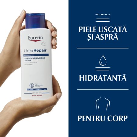 Lotiune intens hidratanta, Urea Repair Plus 5%, 250 ml, Eucerin 650773