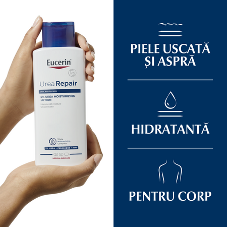 Lotiune intens hidratanta, Urea Repair Plus 5%, 250 ml, Eucerin 650773