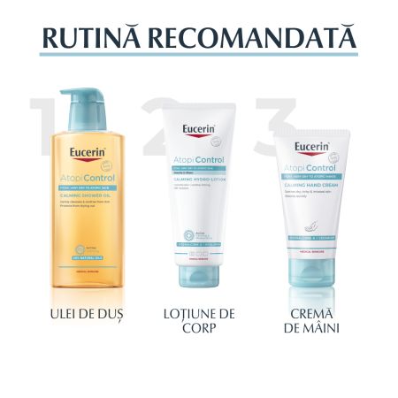 Lotiune hidratanta si calmanta de corp, AtopiControl, 400 ml, Eucerin 650793
