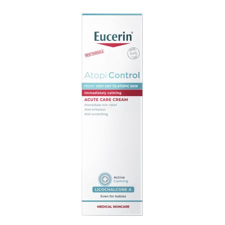 Crema pentru ingrijirea pielii in fazele acute, AtopiControl, 40 ml, Eucerin 650801