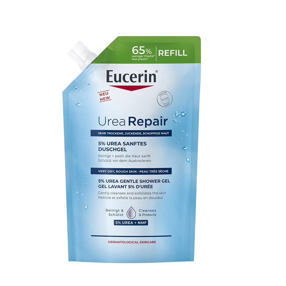 Rezerva gel de dus reparator cu 5% uree, Ureea Repair, 400 ml, Eucerin