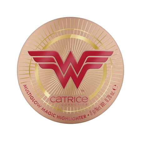 Iluminator pentru fata, Multiglow Magic Highlighter Wonder Woman, 8 g, Catrice 650830