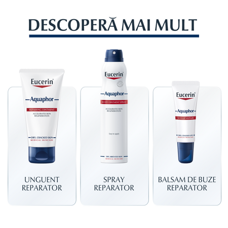 Unguent reparator pentru corp Aquaphor, 220 ml, Eucerin 650847