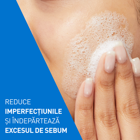 Gel de curatare spumant anti-imperfectiuni Blemish Control Cleanser, 473 ml, Cerave 650860