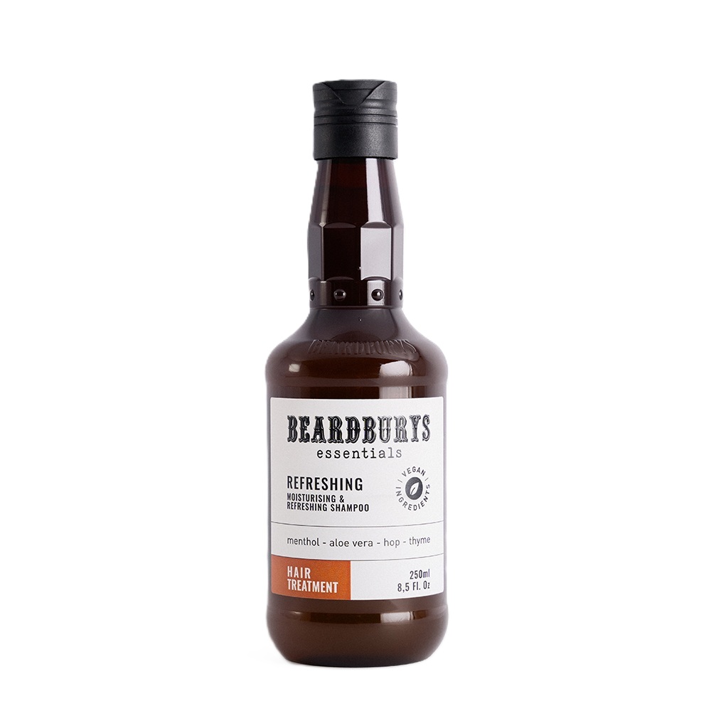 Sampon revigorant cu mentol, 250 ml, Beardburys Essentials