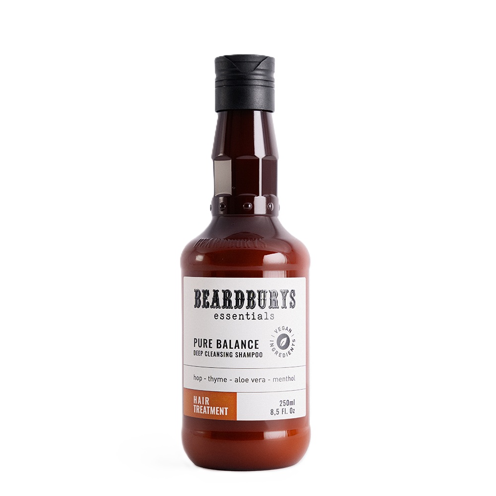 Sampon anti-matreata Pure Balance, 250 ml, Beardburys Essentials