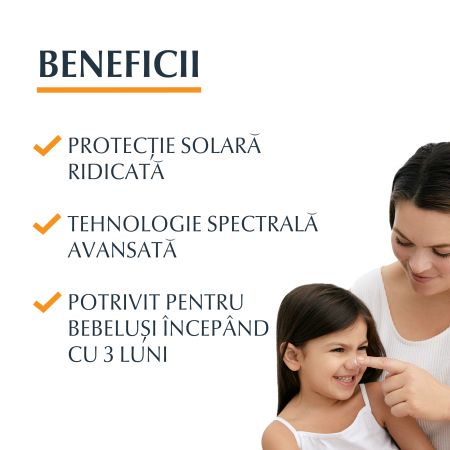 Spray de corp pentru copii cu  SPF50+ Sensitive Protect, 250 ml, Eucerin 650894