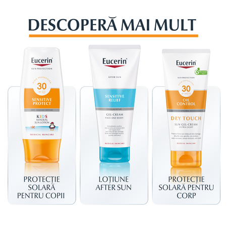 Spray de corp pentru copii cu  SPF50+ Sensitive Protect, 250 ml, Eucerin 650896