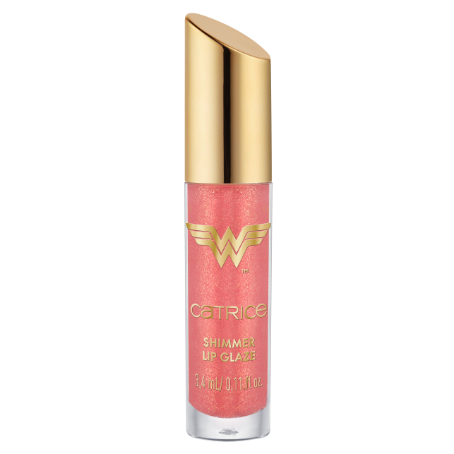 Luciu pentru buze cu sclipici 020 Brave and powerful Wonder Woman, 3.4 ml, Catrice