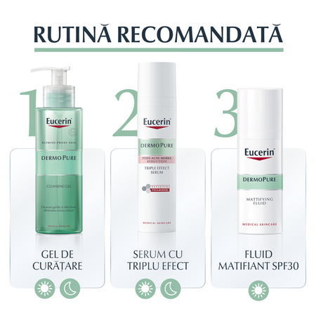 Serum cu tripla actiune Dermo Pure, 40 ml, Eucerin 650913