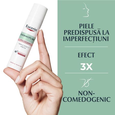 Serum cu tripla actiune Dermo Pure, 40 ml, Eucerin 650914