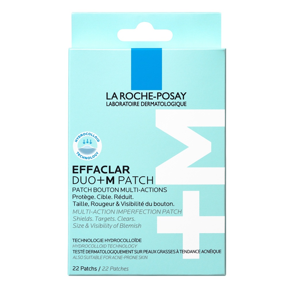 Plasturi anti-eruptii cutanate invizibili si ultra subtiri Effaclar Duo +M Patch, 22 bucati, La Roche-Posay