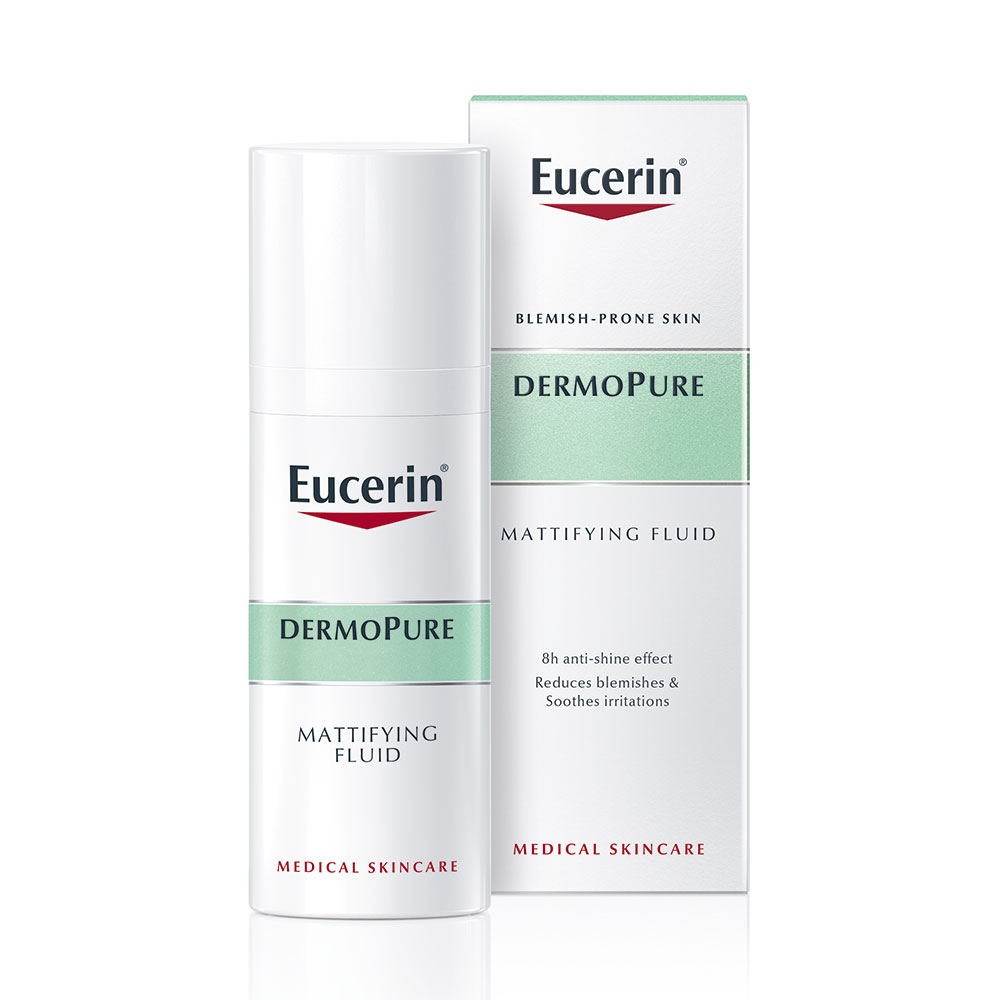 Fluid matifiant Dermo Pure Oil Control, 50 ml, Eucerin